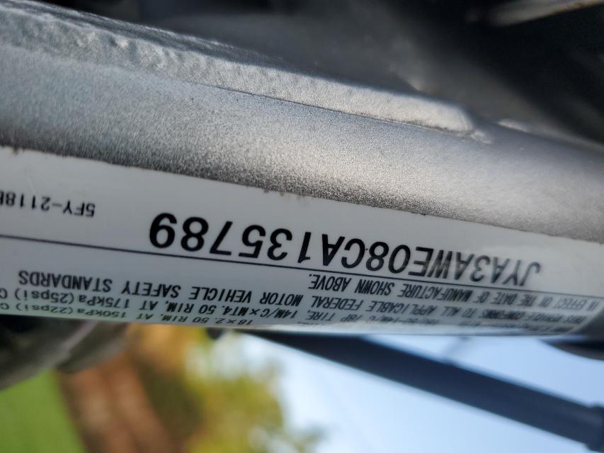 2012 YAMAHA TW200 JYA3AWE08CA135789