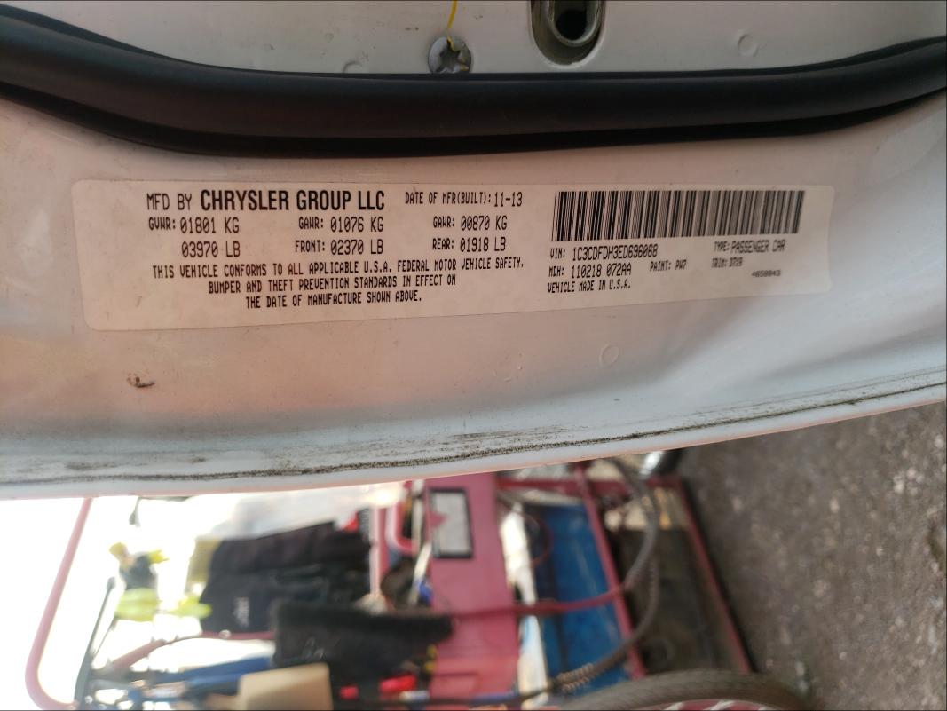 2014 DODGE DART SE AE 1C3CDFDH3ED696068