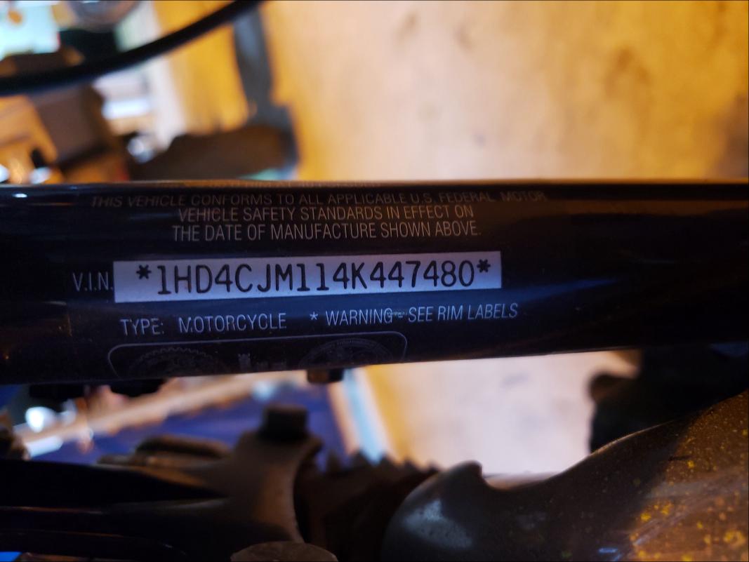 2004 HARLEY-DAVIDSON XL883 C 1HD4CJM114K447480