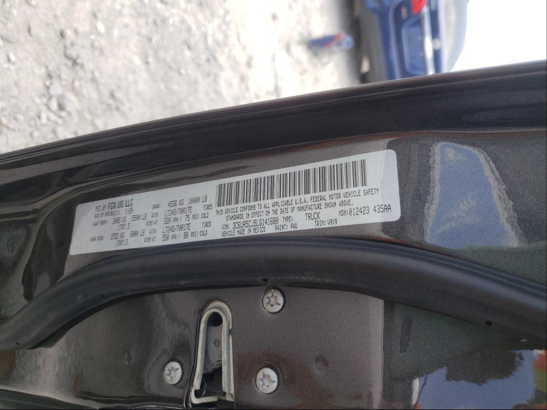 2020 RAM 2500 TRADE 3C6UR5CJ5LG141680