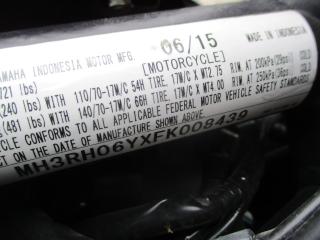 2015 YAMAHA YZFR3 MH3RH06YXFK008439