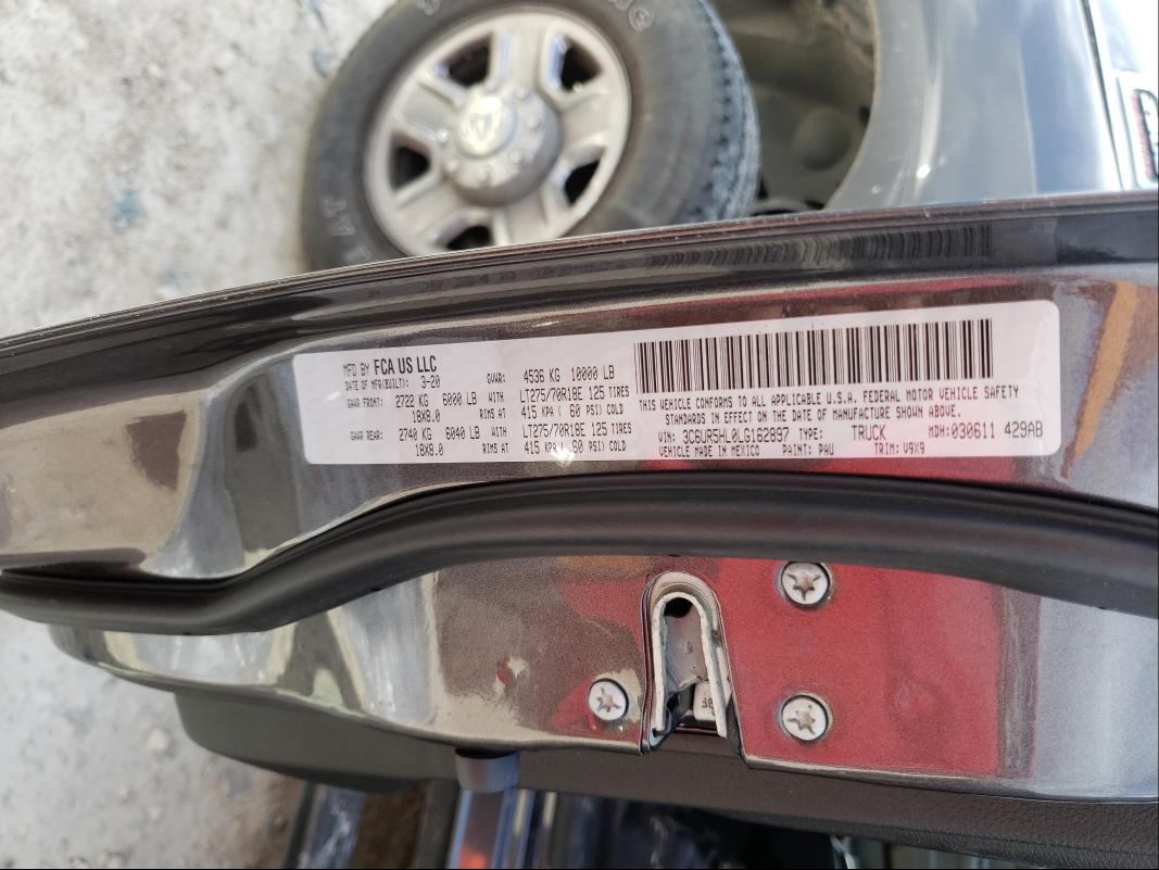 2020 RAM 2500 TRADE 3C6UR5HL0LG162897