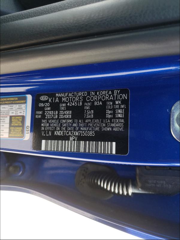 2021 KIA SELTOS SX KNDETCA2XM7150385