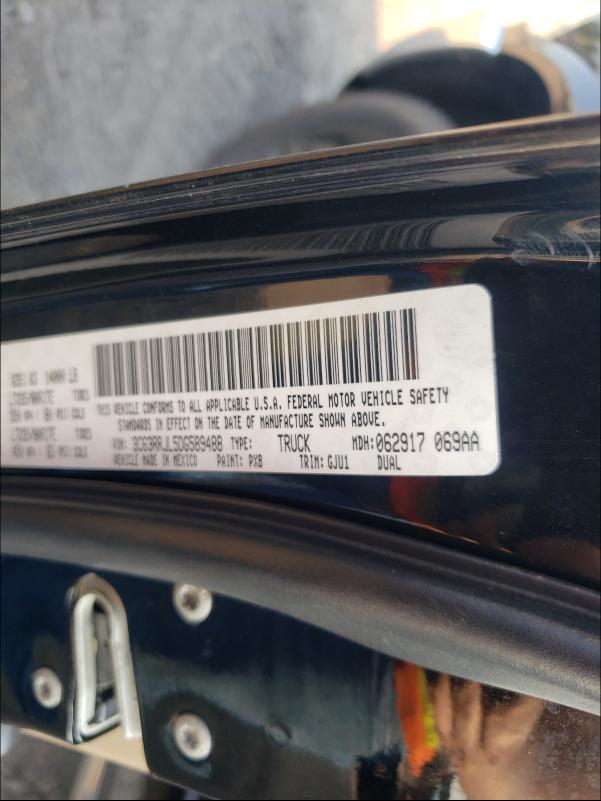 2013 RAM 3500 LARAM 3C63RRJL5DG589488