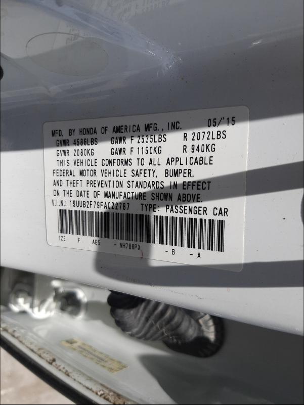 2015 ACURA TLX ADVANC 19UUB2F79FA022787