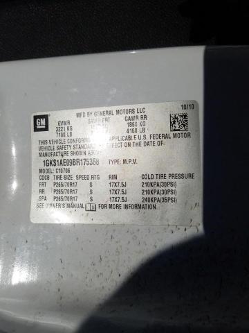 2011 GMC YUKON SLE 1GKS1AE09BR175368