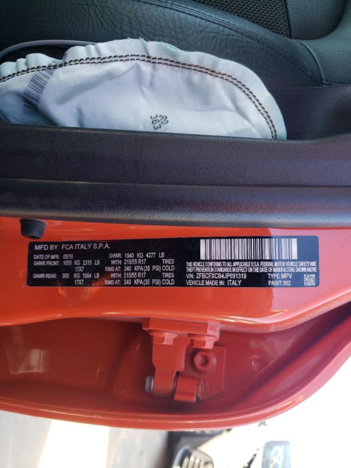 ZFBCFXCB4JP691319 FIAT 500 2018