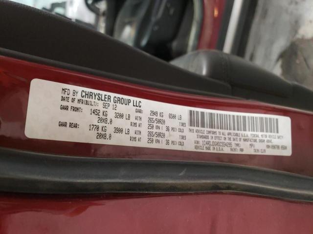 2013 DODGE DURANGO CR 1C4RDJDG0DC554295