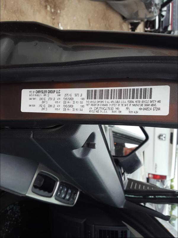 2012 JEEP LIBERTY JE 1C4PJMFK4CW178183