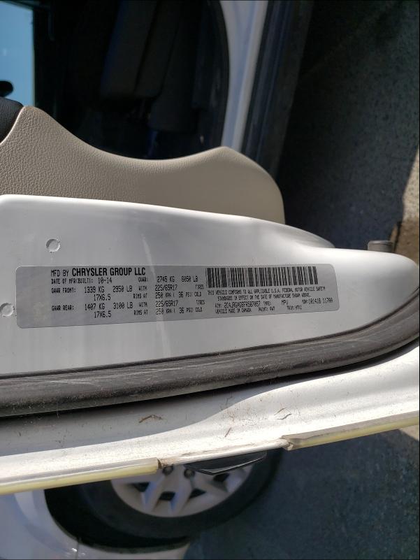 2015 RAM TRADESMAN 2C4JRGAG6FR587057
