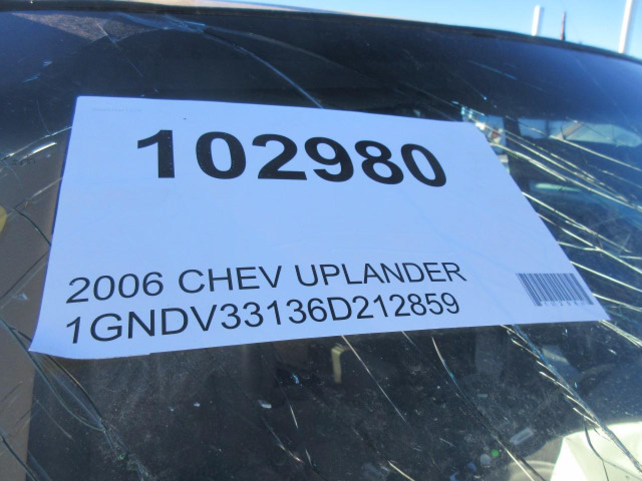 1GNDV33136D212859 2006 Chevrolet Uplander Lt