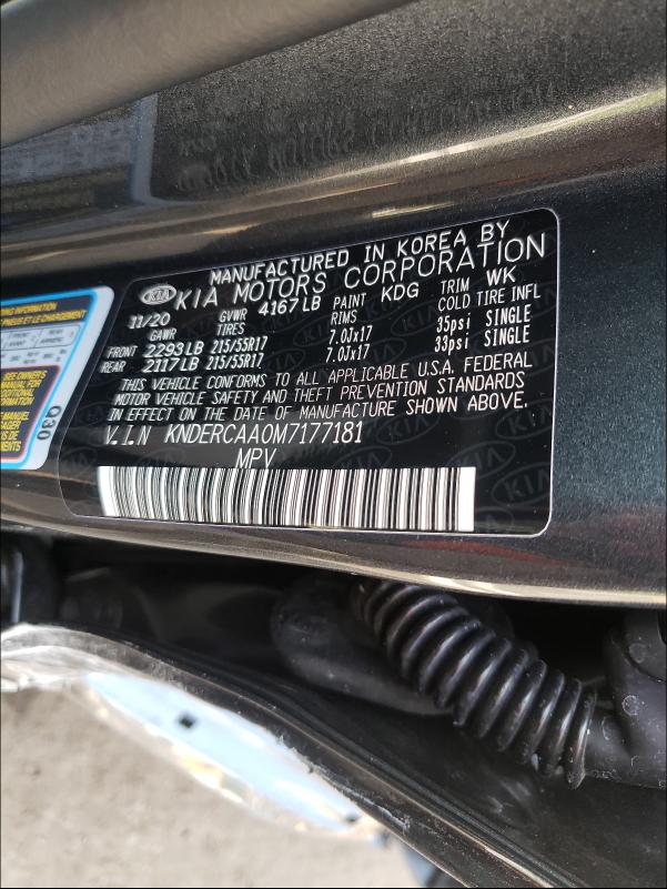 2021 KIA SELTOS EX KNDERCAA0M7177181