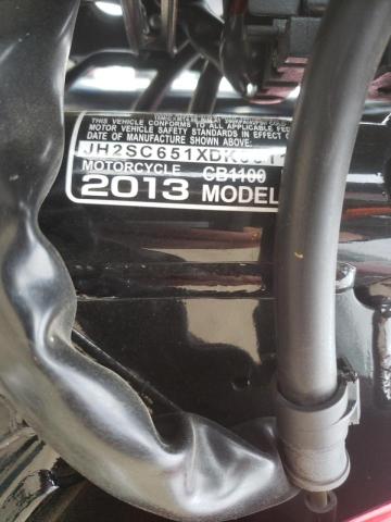 2013 HONDA CB1100 JH2SC651XDK001131