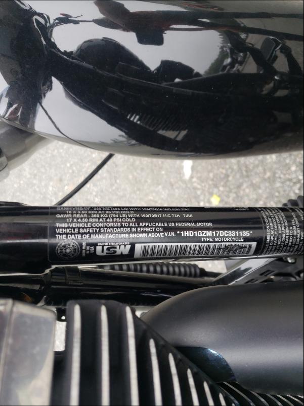 2013 HARLEY-DAVIDSON FLD SWITCH 1HD1GZM17DC331135