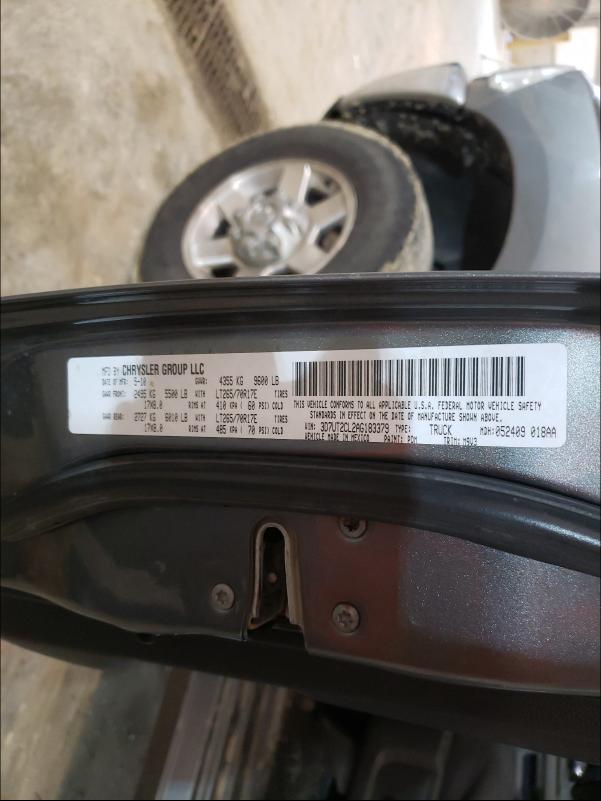 2010 DODGE RAM 2500 3D7UT2CL2AG183379