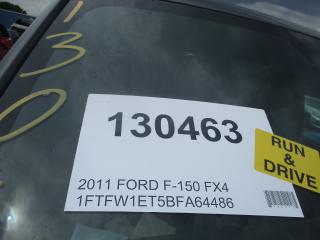 2011 FORD F-150 FX4 1FTFW1ET5BFA64486