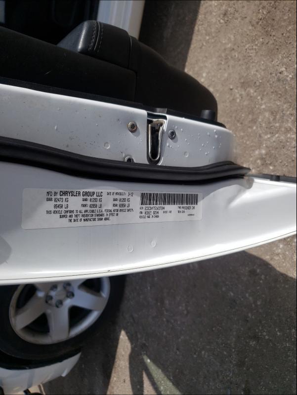 2012 DODGE CHARGER PO 2C3CDXAT5CH237204