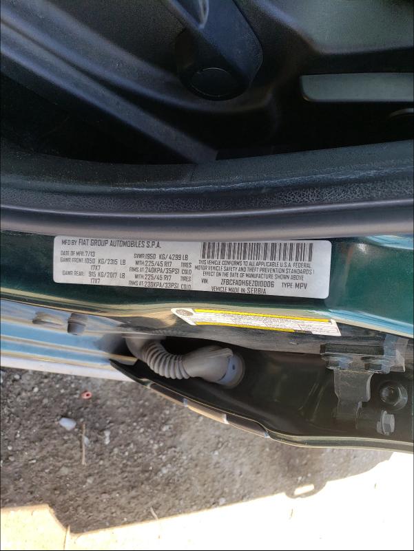 2014 FIAT 500L TREKK ZFBCFADH6EZ010006