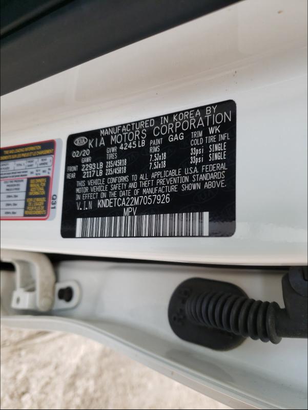 2021 KIA SELTOS SX KNDETCA22M7057926