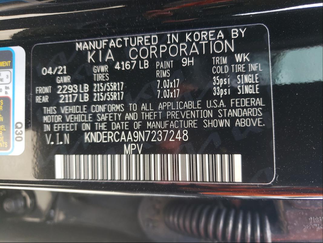 2022 KIA SELTOS EX KNDERCAA9N7237248