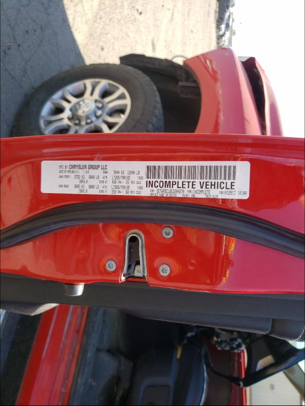 2014 RAM 3500 3C7WR9CL6EG204270