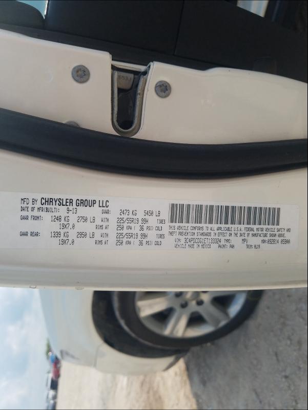 2014 DODGE JOURNEY LI 3C4PDCDG1ET133324