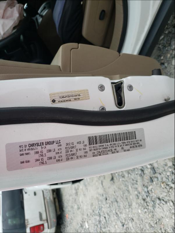 2015 JEEP PATRIOT LI 1C4NJPCB1FD144196