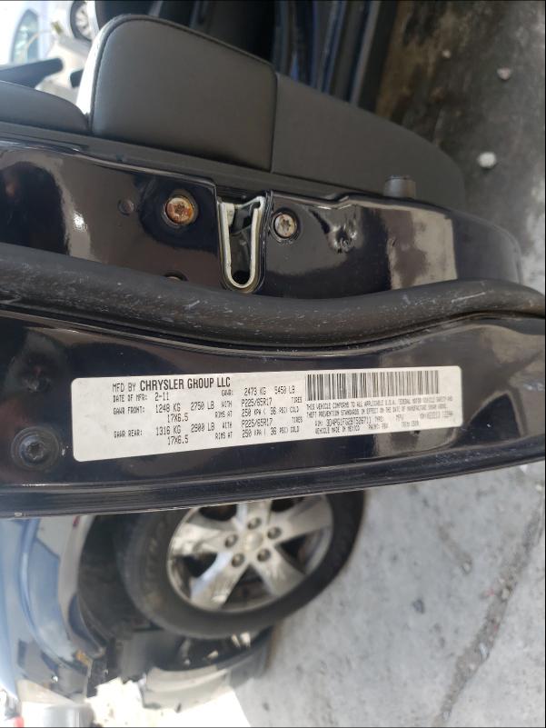 2011 DODGE JOURNEY MA 3D4PG1FG2BT526711
