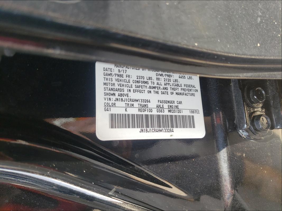 2017 NISSAN UK JN1BJ1CR4HW133264
