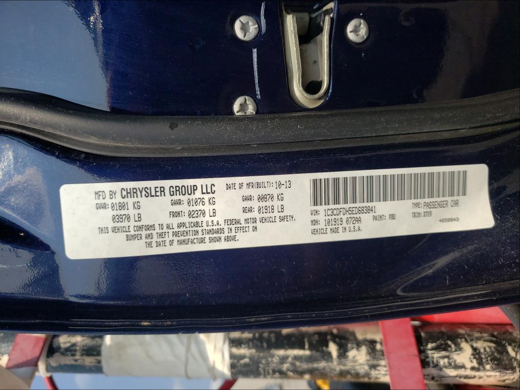 2014 DODGE DART SE AE 1C3CDFDH5ED683841