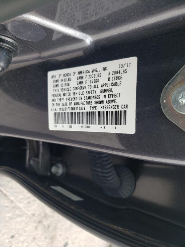 2017 ACURA TLX 19UUB1F36HA010879