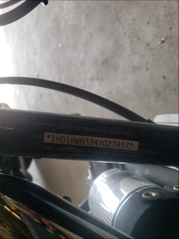 2004 HARLEY-DAVIDSON FLSTCI 1HD1BWB334Y027837