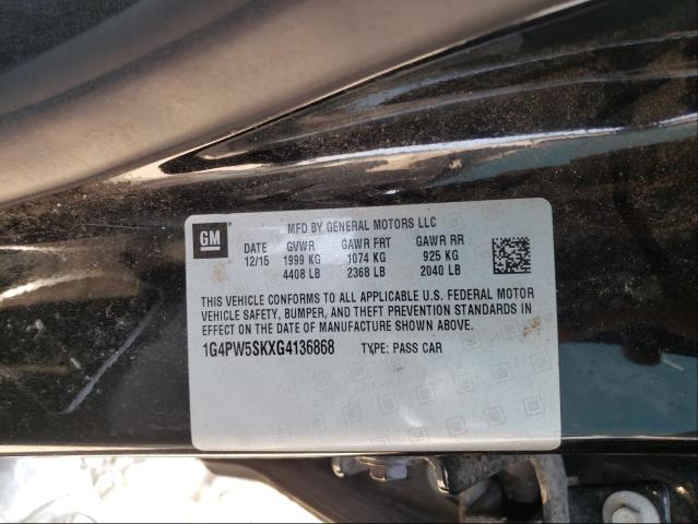 2016 BUICK VERANO SPO 1G4PW5SKXG4136868