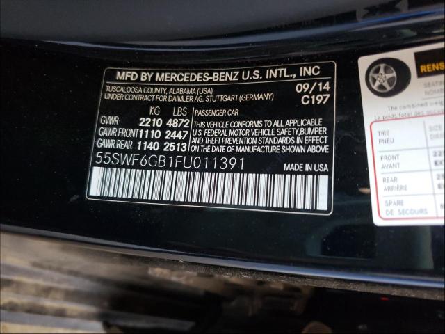 2015 MERCEDES-BENZ C 400 4MAT 55SWF6GB1FU011391