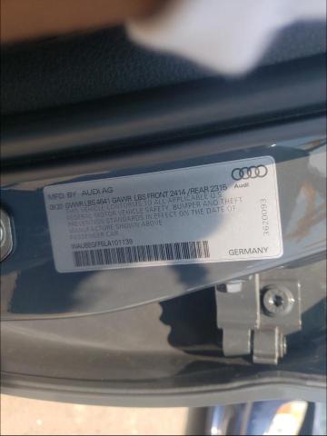 2020 AUDI A3 S-LINE WAUBEGFF5LA101139