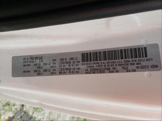 2020 RAM 2500 TRADE 3C6MR4AJ9LG157488