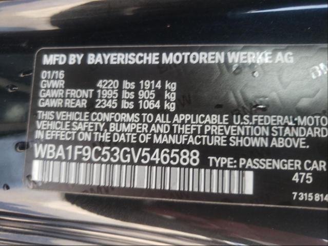 2016 BMW 228 I SULE WBA1F9C53GV546588