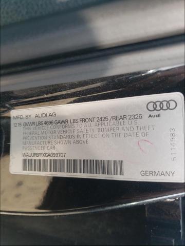 2016 AUDI A3 E-TRON WAUUPBFFXGA099707