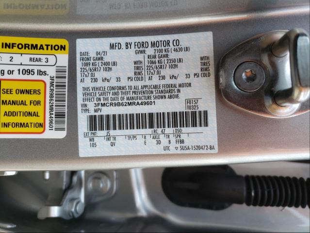 2021 FORD BRONCO SPO 3FMCR9B62MRA49601