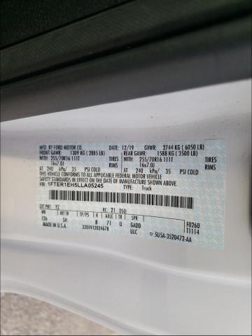2020 FORD RANGER XL 1FTER1EH5LLA05245