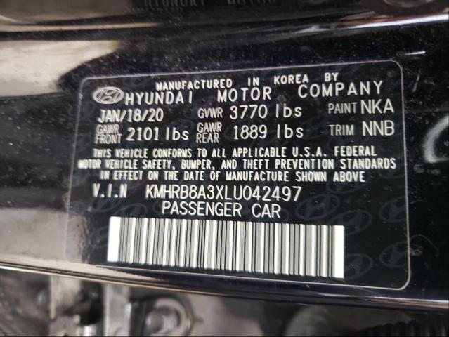 2020 HYUNDAI VENUE SE KMHRB8A3XLU042497