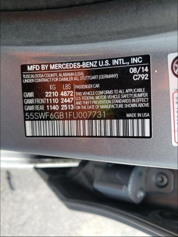 2015 MERCEDES-BENZ C 400 4MAT 55SWF6GB1FU007731