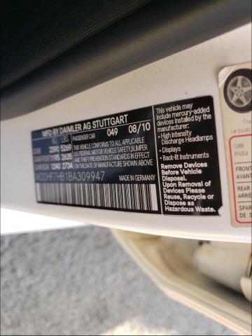 2011 MERCEDES-BENZ E 63 AMG WDDHF7HB1BA309947