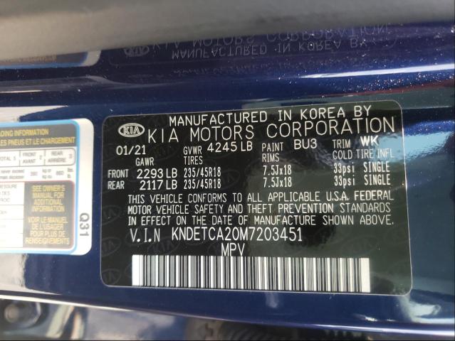 2021 KIA SELTOS SX KNDETCA20M7203451