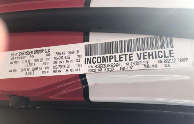 2014 RAM 4500 3C7WRKBL0EG224071