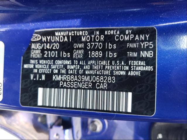 2021 HYUNDAI VENUE SE KMHRB8A39MU068283