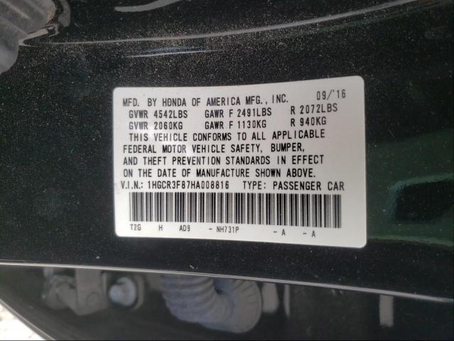 2017 HONDA 125 1HGCR3F87HA008816