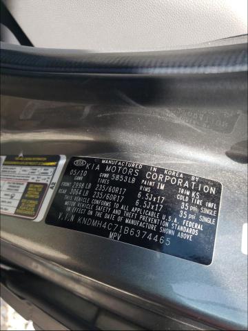 2011 KIA SEDONA EX KNDMH4C71B6374465