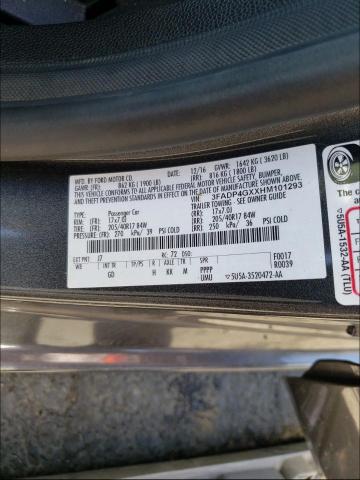 2017 FORD FIESTA ST 3FADP4GXXHM101293