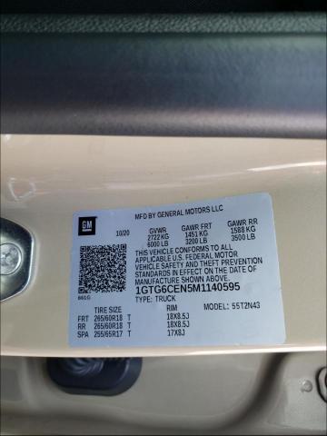 2021 GMC CANYON ELE 1GTG6CEN5M1140595